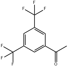3,5-双三氟甲基苯乙酮 结构式