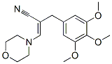 3-morpholino-2-(3,4,5-trimethoxybenzyl)acrylonitrile 结构式
