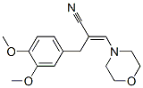 3-morpholino-2-veratrylacrylonitrile 结构式