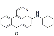 4-(cyclohexylamino)-2-methyl-7H-dibenz[f,ij]isoquinolin-7-one 结构式