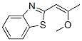 Benzothiazole, 2-(2-methoxy-1-propenyl)- (9CI) 结构式