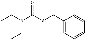 DIETHYL-THIOCARBAMIC ACID S-BENZYL ESTER 结构式