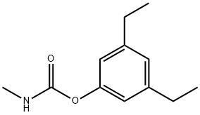 N-Methylcarbamic acid 3,5-diethylphenyl ester 结构式