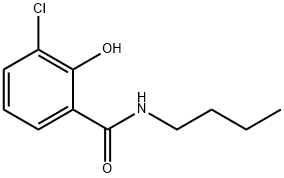 N-butyl-3-chlorosalicylamide 结构式