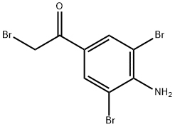 4-氨基-3,5-二溴-溴代苯乙酮 结构式