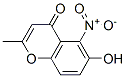 6-Hydroxy-2-methyl-5-nitrochromone 结构式