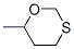 6-Methyl-1,3-oxathiane 结构式