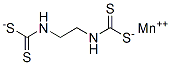 manganese(+2) cation: [2-(sulfidocarbothioylamino)ethylamino]methanedi thioate 结构式
