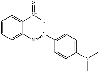 2'-硝基-4-二甲基氨基偶氮苯 结构式