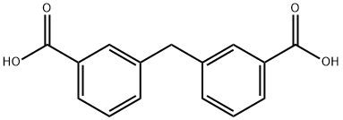 3,3'-DICARBOXYDIPHENYLMETHANE 结构式