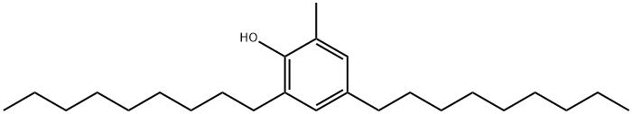 4,6-dinonyl-o-cresol 结构式