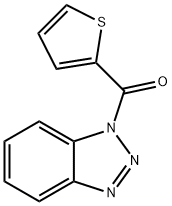 1-(2-噻吩基羰基)-1H-苯并三唑 结构式