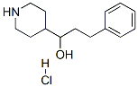4-PIPERIDINEMETHANOL, .ALPHA.-(2-PHENYLETHYL)-, HYDROCHLORIDE 结构式
