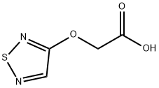 Acetic acid, (1,2,5-thiadiazol-3-yloxy)- (9CI) 结构式
