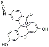 6-异硫氰基荧光素 结构式
