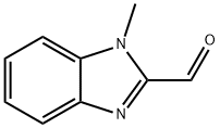 1-甲基-2-甲酰苯并咪唑 结构式