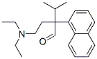 2-(2-diethylaminoethyl)-3-methyl-2-naphthalen-1-yl-butanal 结构式