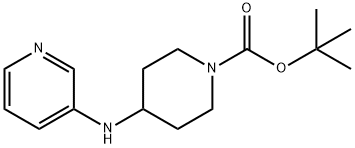 1-BOC-4-(PYRIDIN-3-YLAMINO)PIPERIDINE 结构式