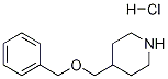 4-[(BENZYLOXY)METHYL]PIPERIDINE HYDROCHLORIDE 结构式