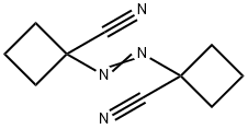 1,1'-Azobis(cyclobutanecarbonitrile) 结构式