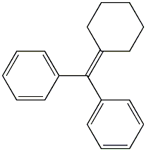 环亚己基二苯基甲烷 结构式