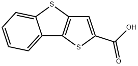 噻吩并[3,2-B][1]苯并噻吩-2-羧酸 结构式