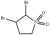 2,3-Dibromotetrahydrothiophene 1,1-dioxide 结构式