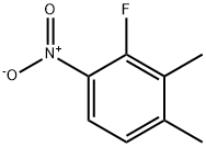 3-氟-4-硝基邻二甲苯 结构式