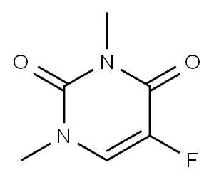 1,3-二甲基-5-氟尿嘧啶 结构式