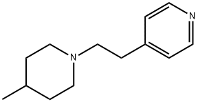 4-(2-(4-METHYLPIPERIDINO)ETHYL) PYRIDINE 结构式