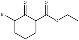 2-溴-6-(乙氧羰基)环己酮 结构式