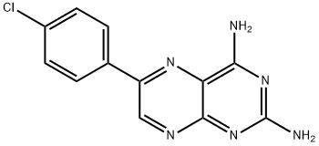 2,4-Diamino-6-(p-chlorophenyl)pteridine 结构式