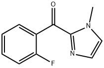 (2-氟苯基)(1-甲基-1H-咪唑-2-基)甲酮 结构式