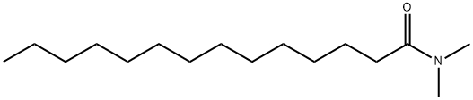 N,N-DIMETHYLTETRADECANAMIDE 结构式