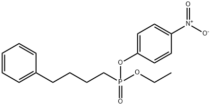 4-Phenylbutylphosphonic acid p-nitrophenylethyl ester 结构式