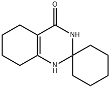 喹唑啉-4(3H)-酮,1,2,5,6,7,8-六氢-2-螺环己烷- 结构式