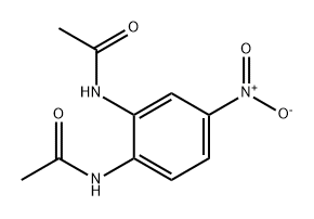 N,N'-(4-Nitro-1,2-phenylene)bisacetamide 结构式