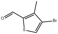 4-BROMO-3-METHYLTHIOPHENE-2-CARBALDEHYDE 结构式