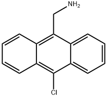 C-(10-CHLORO-ANTHRACEN-9-YL)-METHYLAMINE 结构式