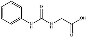 (苯胺羰基)氨基]乙酸 结构式