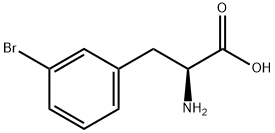 3-溴苯丙氨酸 结构式