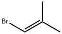 1-溴-2-甲基-1-丙烯 结构式