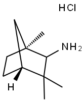 1,3,3-三甲基双环[2.2.1]庚基-2-胺盐酸盐 结构式