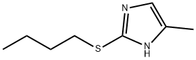 1H-Imidazole,  2-(butylthio)-4-methyl-  (9CI) 结构式