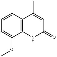 2-羟基-4-甲基-8-甲氧基喹啉 结构式