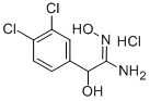 3,4-Dichloro-N,alpha-dihydroxybenzeneethanamidamide monohydrochloride 结构式