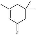 1,5,5-Trimethylcyclohexene-3-thione 结构式