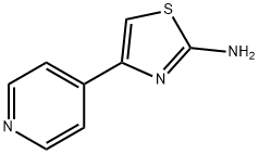 4-(4-吡啶基)-2-氨基噻唑 结构式