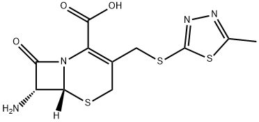 头孢西酮母核 结构式