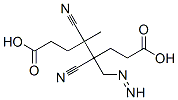 4-(4-carboxy-2-cyano-butan-2-yl)diazenyl-4-cyano-pentanoic acid 结构式